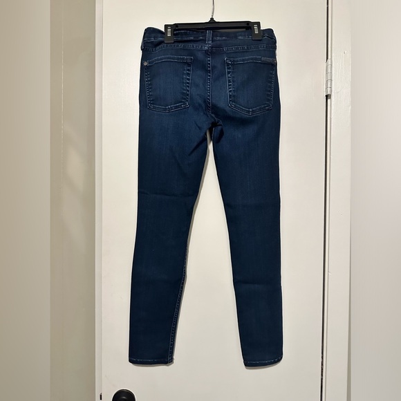 7 for all mankind dark denim the ankle skinny jeans size 27 - Picture 2 of 5